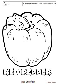 ingilizce boyama sayfaları